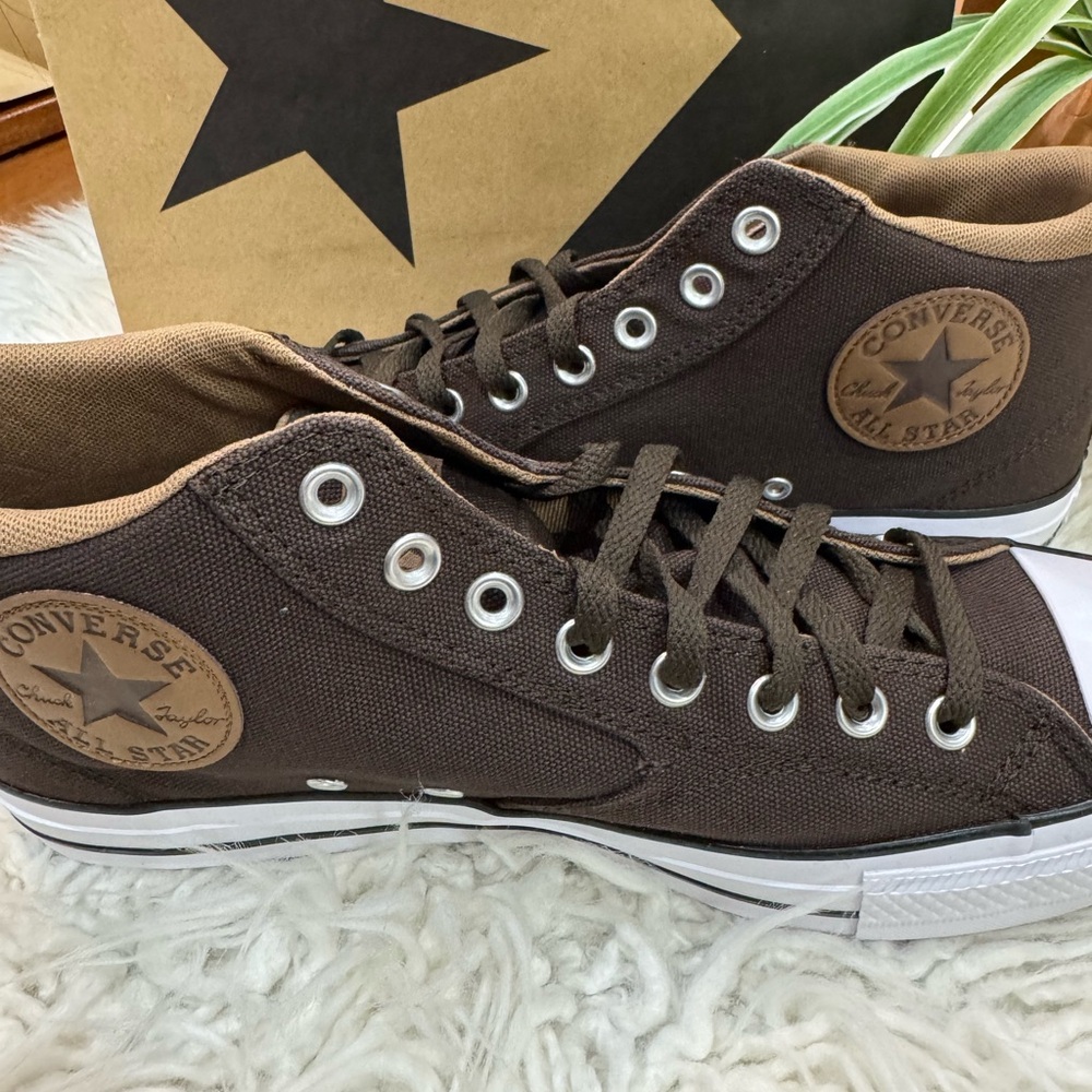 Converse All Star Brown High-Top Sneakers - Picture 4 of 7